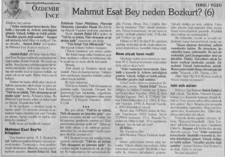 MAHMUT ESAT BEY NEDEN BOZKURT? (6)
