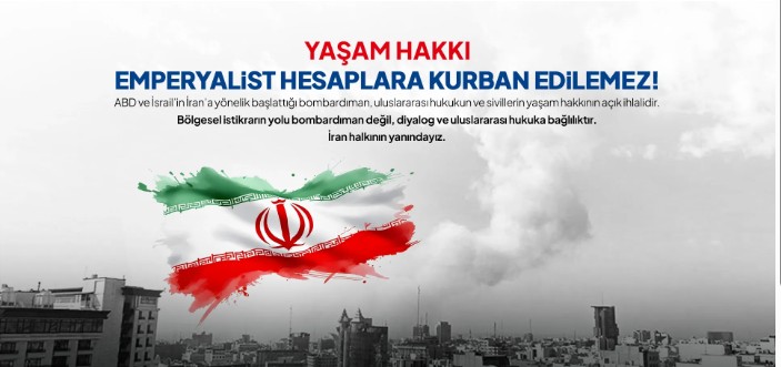 Sözüne, "İran'a emperyalist saldırı" diye başlamayanlar vicdan ve ahlâk düşkünüdür.